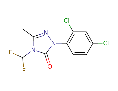 4,5-dihydro-3-methyl-4-difluoromethyl-1-(2,4-dichlorophenyl)-1,2,4-triazol-5(1H)-one