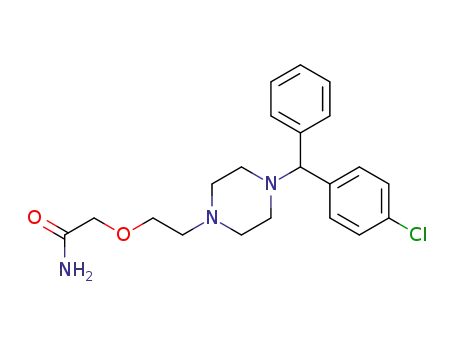 2-(2-(4-((4-chlorophenyl)(phenyl)methyl)piperazin-1-yl)ethoxy)acetamide