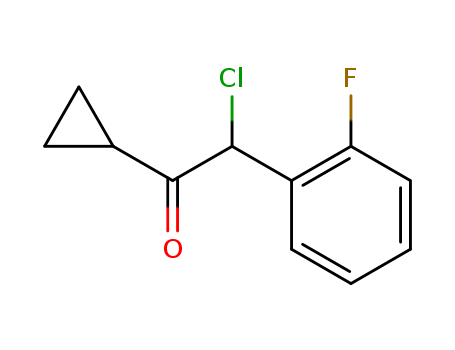 2-CHLORO-1-CYCLOPROPYL-2-(2-FLUOROPHENYL)ETHANONE CAS: 178688-43-2