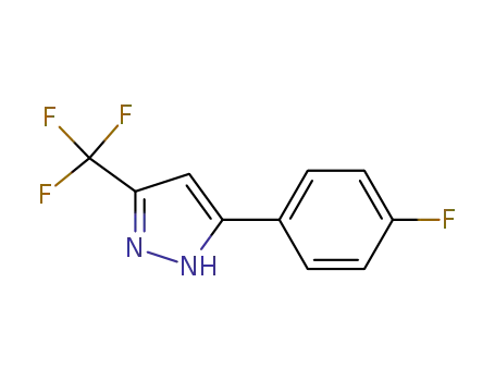 5-(4-fluoridophenyl)-3-(trifluoridomethyl)-1H-pyrazole