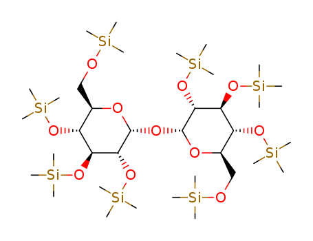 a-D-Glucopyranoside,2,3,4,6-tetrakis-O-(trimethylsilyl)-a-D-glucopyranosyl 2,3,4,6-tetrakis-O-(trimethylsilyl)-(9CI)