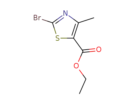 Molecular Structure of 22900-83-0 (Ethyl 2-bromo-4-methyl-1,3-thiazole-5-carboxylate)