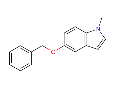 Molecular Structure of 2439-68-1 (5-(Benzyloxy)-1-methyl-1H-indole)