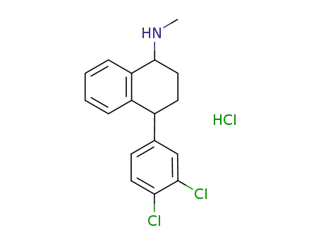 (+/-)-N-methyl-[(cis)-4-(3,4-dichlorophenyl)-1,2,3,4-tetrahydronaphthalen-1-yl]amine hydrochloride