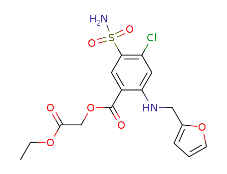 ethyl 2-{4-chloro-2-[(furan-2-ylmethyl)amino]-5-sulfamoylbenzoyloxy} acetate