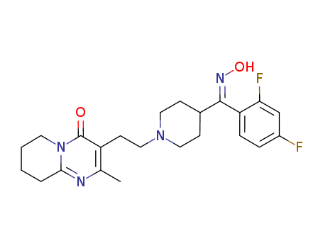 3-[2-[4-[(Z)-(2,4-Difluorophenyl)(hydroxyiMino)Methyl]-1-piperidinyl]ethyl]-6,7,8,9-tetrahydro-2-Methyl-4H-pyrido[1,2-a]pyriMidin-4-one CAS No.132961-05-8