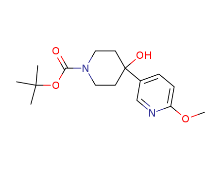 1-BOC-4-HYDROXY-4-(6-METHOXY-3-PYRIDINYL)-PIPERIDINE