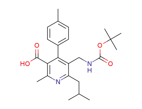 5-(((tert-butoxycarbonyl)amino)methyl)-6-isobutyl-2-methyl-4-(4-methylphenyl)nicotinic acid