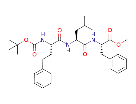 Molecular Structure of 868539-96-2 (Boc-HPh-Leu-Phe-OMe)