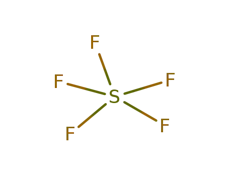 Molecular Structure of 10546-01-7 (sulfur fluoride)