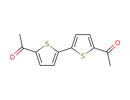 Molecular Structure of 18494-73-0 (5,5'-DIACETYL-2,2'-BITHIENYL)