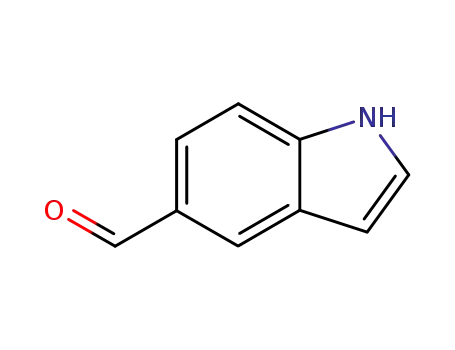 Molecular Structure of 1196-69-6 (Indole-5-carboxaldehyde)