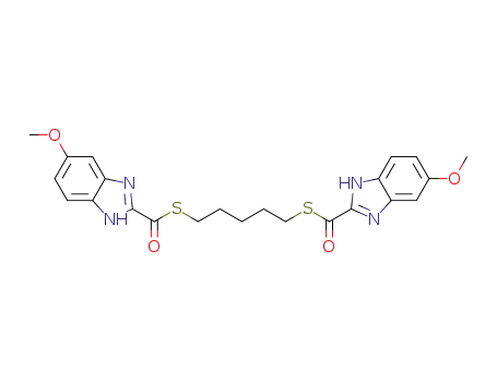 1,5-bis(5-methoxyl-2-benzimidazoylthio)pentane