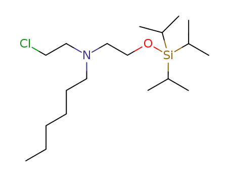 (2-chloroethyl)hexyl-(2-triisopropylsilyloxyethyl)amine