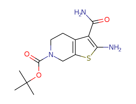 tert-butyl 2-amino-3-carbamoyl-5,7-dihydro-4H-thieno[2,3-c]pyridine-6-carboxylate