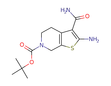 tert-butyl 2-amino-3-carbamoyl-4,5-dihydrothieno[2,3-c]pyridine-6(7H)-carboxylate