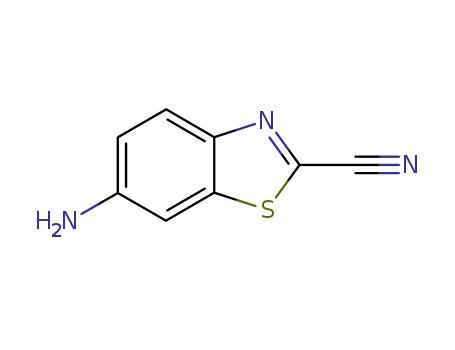 2-Benzothiazolecarbonitrile, 6-amino-
