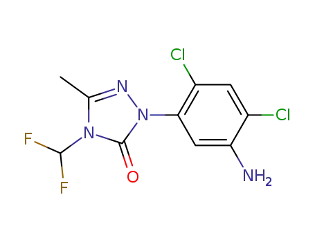 3H-1,2,4-Triazol-3-one,  2-(5-amino-2,4-dichlorophenyl)-4-(difluoromethyl)-2,4-dihydro-5-methyl-