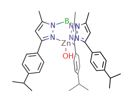 (tris(3-cumenyl-5-methylpyrazolyl)borate)ZnOH