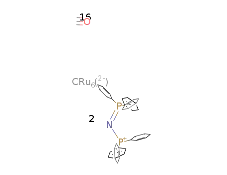 hexarutheniumhexadecacarbonylcarbido di(bis(triphenylphosphine)iminium)