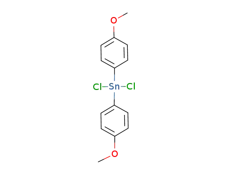 Molecular Structure of 56541-97-0 (Stannane, dichlorobis(4-methoxyphenyl)-)