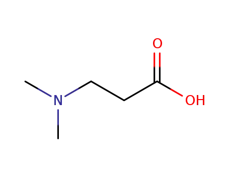 Molecular Structure of 6300-04-5 (3-(Dimethylamino)propanoicacid)