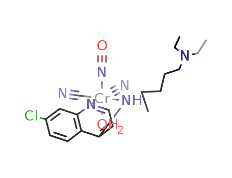{Cr(NO)(CN)2(chloroquine)(H2O)}