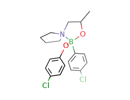 2-(4-chlorophenyloxy)-2-(4-chlorophenyl)-5-methyl-3,3-tetramethylen-1-oxa-3-azonia-2-boratacyclopentane