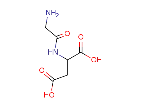 Molecular Structure of 79731-35-4 (H-GLY-DL-ASP-OH H2O)