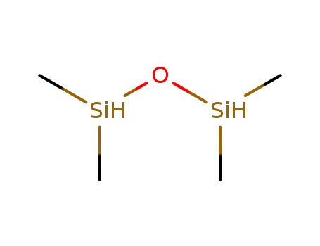 Molecular Structure of 3277-26-7 (1,1,3,3-Tetramethyldisiloxane)