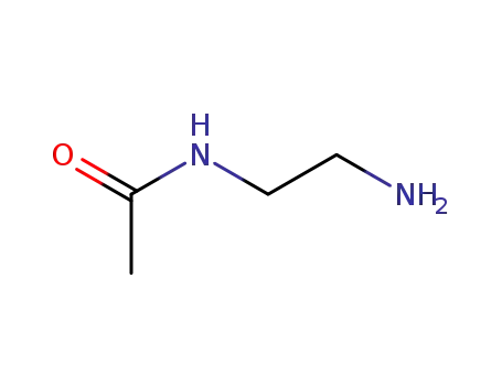 Molecular Structure of 1001-53-2 (N-Acetylethylenediamine)