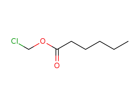 Molecular Structure of 66542-51-6 (Hexanoic acid, chloromethyl ester)