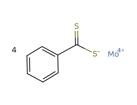 Mo(4+)*4S2CC6H5(1-)=Mo(S2CC6H5)4