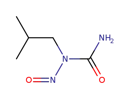 Molecular Structure of 760-60-1 (Urea, N-(2-methylpropyl)-N-nitroso-)