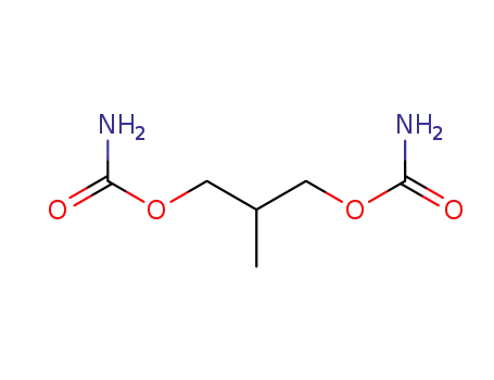 Molecular Structure of 25451-10-9 (2-methylpropane-1,3-diyl dicarbamate)