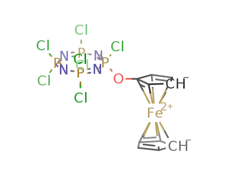 [Fe(C5H5)(C5H4O)P4N4Cl7]