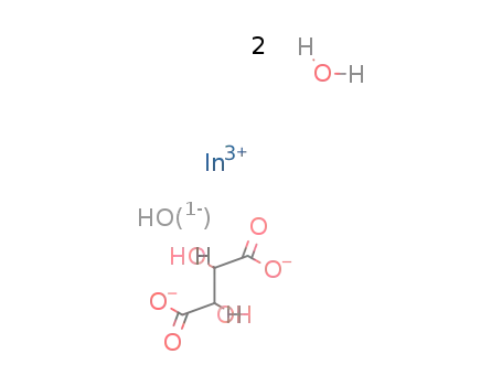 α-[InOH(D/L-tartrate)]*2H2O InOH(COOCHOHCHOHCOO)*2H2O, α, low temperature