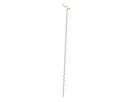 Molecular Structure of 40710-39-2 (Pentacontanoic acid propyl ester)