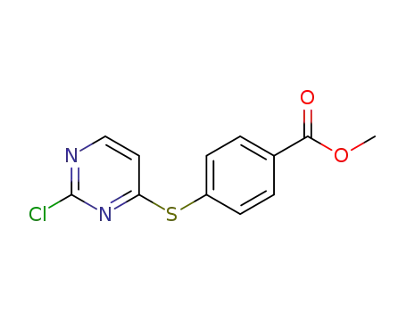 methyl 4-(2-chloropyrimidin-4-ylthio)benzoate
