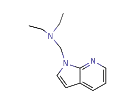 N-((1H-pyrrolo[2,3-b]pyridin-1-yl)methyl)-N-ethylethanamine