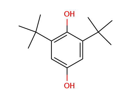Molecular Structure of 2444-28-2 (2,6-di-tert-butylhydroquinone)