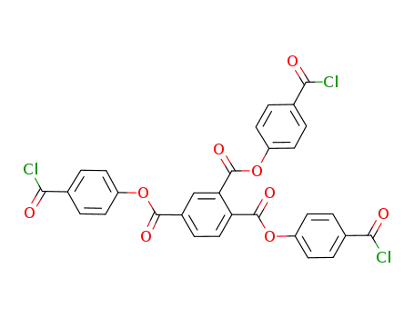 1,2,4-tris(4-chloroformylphenyloxycarbonyl)benzene