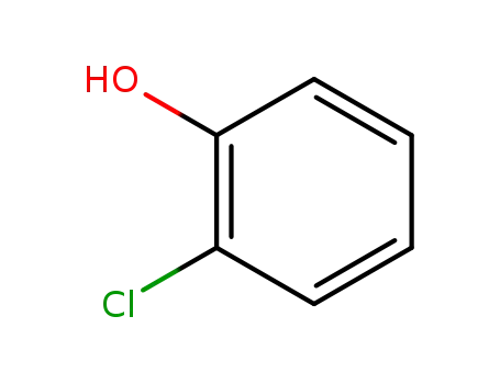 Molecular Structure of 95-57-8 (o-Chlorophenol)
