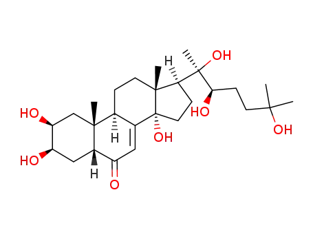 Molecular Structure of 5289-74-7 (20-Hydroxyecdysone)