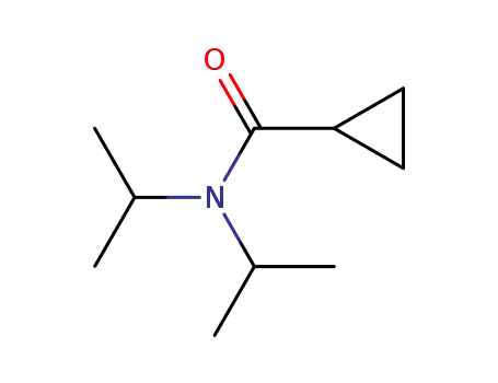 Molecular Structure of 61259-30-1 (Cyclopropanecarboxamide, N,N-bis(1-methylethyl)-)