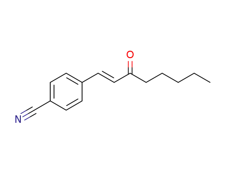 (E)-4-(3-oxooct-1-enyl)benzonitrile