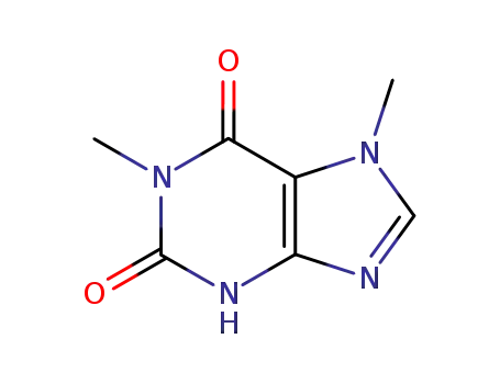 Molecular Structure of 611-59-6 (1,7-DIMETHYLXANTHINE)