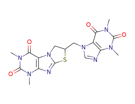 7-[(1,3-dimethyl-2,6-dioxo-1,2,3,6-tetrahydro-7H-purin-7-yl)methyl]-1,3-dimethyl-6,7-dihydro[1,3]thiazolo[2,3-f]purine-2,4(1H,3H)-dione