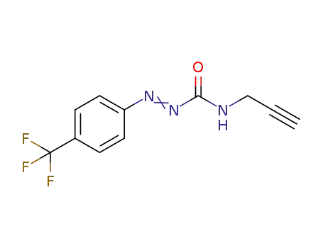 N-(prop-2-ynyl)-2-(4-(trifluoromethyl)phenyl)diazenecarboxamide