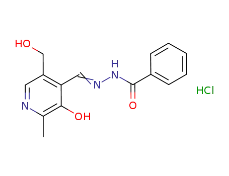N'-{(3-hydroxyl-5-(hydroxymethyl)-2-methylpyridin-4-yl)methylene}benzohydrazide hydrochloride